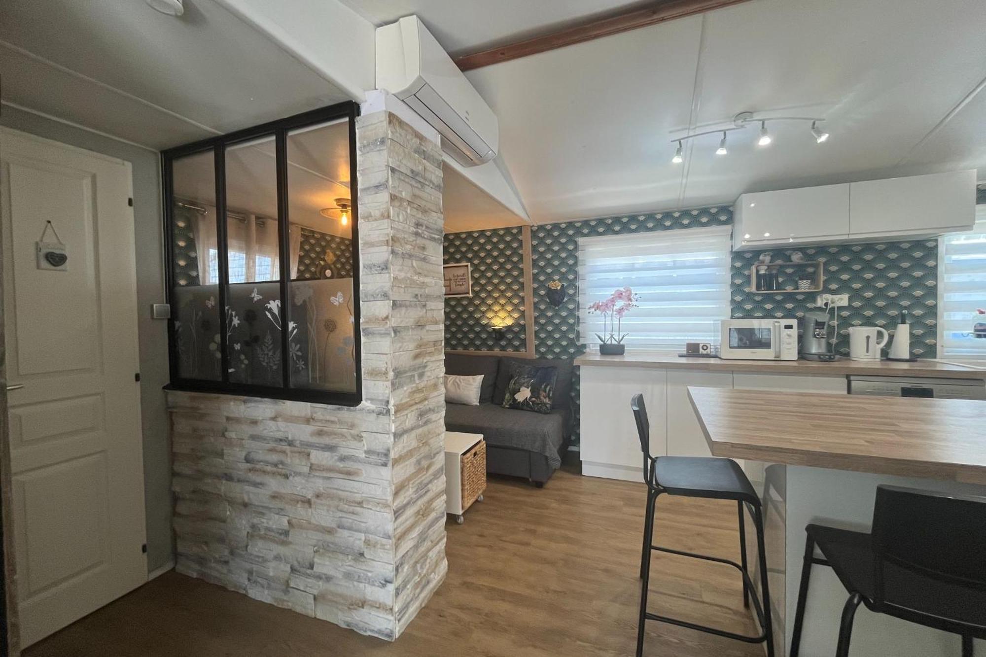 Chalet Charming Mobile With Pool In *